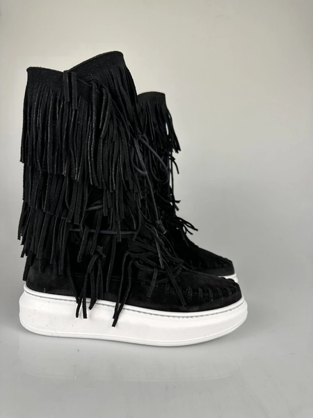 Regolar neo camoscio nero