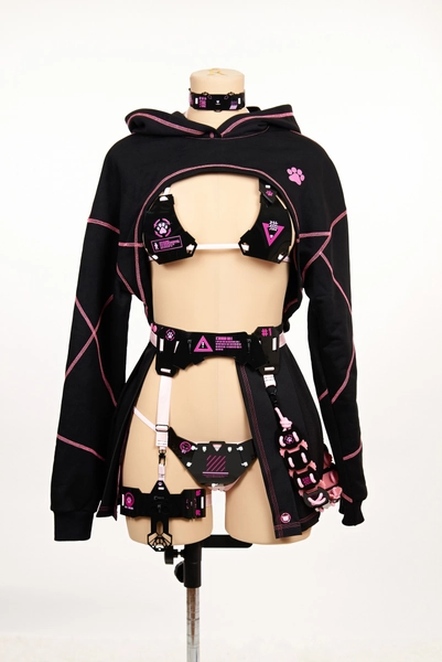 Black Pink Cyber Neko (Full Set) - Moruhiko