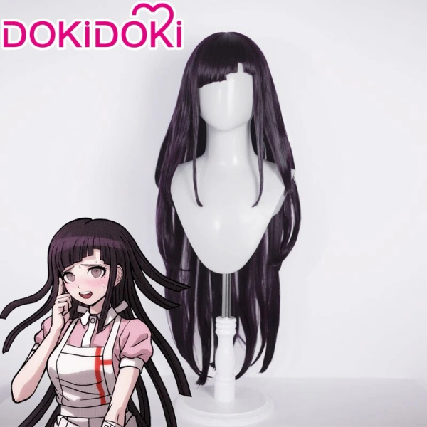 【In Stock】DokiDoki  Game Danganronpa Cosplay Mikan Tsumiki Wig Women Long Wig Halloween