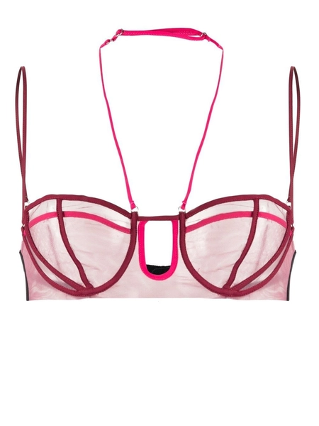 Nensi Dojaka panelled half-cup bra