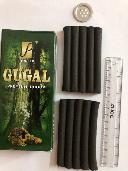 10 wet logs 100gm DHOOP Soft Moldable GUGAL GUGGUL fragrance meditation puja