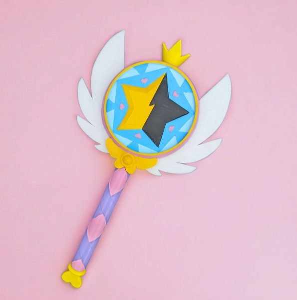 Star Vs the Forces of Evil Star Butterfly Inspired Season 2 Wand Cosplay Prop
