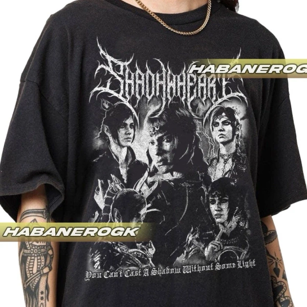 Limited Shadowheart Black Metal Vintage T-Shirt, Gift For Women and Man Unisex T-Shirt