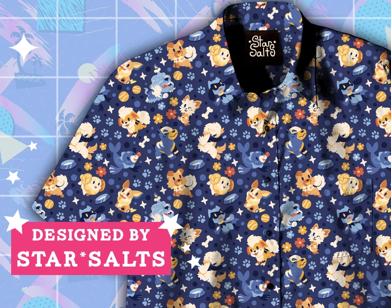 Dog Button Up Shirt