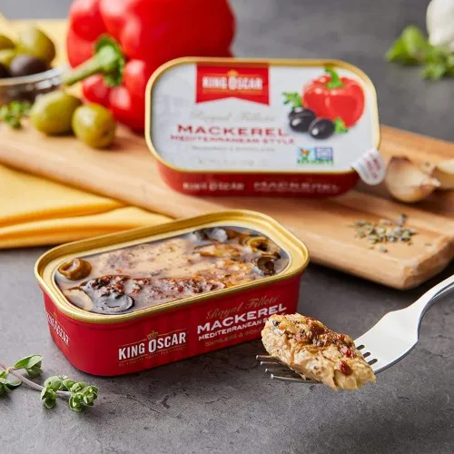 Mediterranean-Style Mackerel Fillets, Bulk (Case of 12)