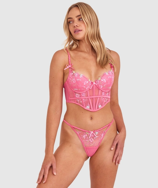 Enchanted Love Like This Push Up Corset - Pink 10A