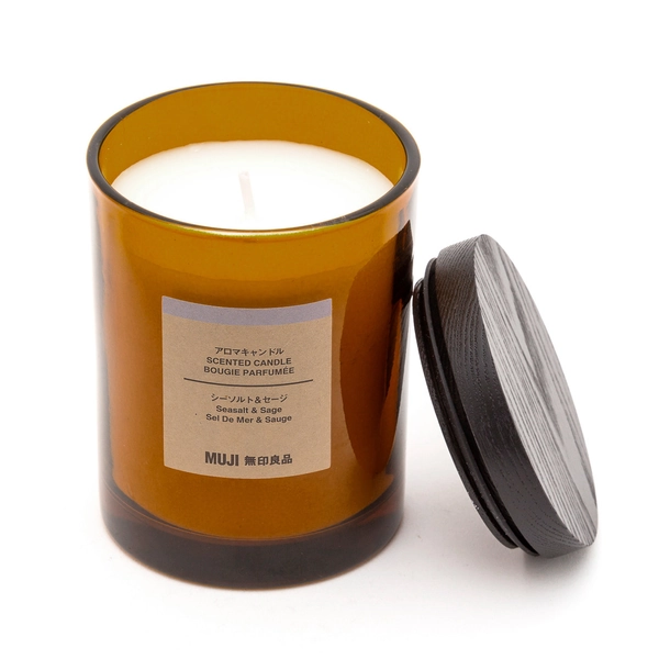 Sea salt and sage candle
