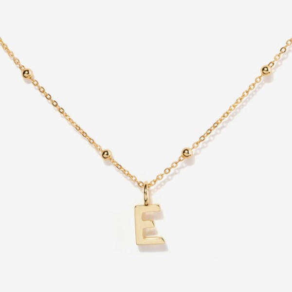 Initial Capital Letter Necklace