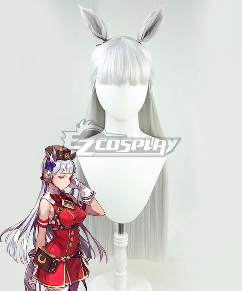 Uma Musume: Pretty Derby Staffel 2 Gold Ship Weiße Cosplay-Perücke