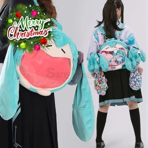 【In Stock】Hatsune Miku Cosplay Miku Backpack