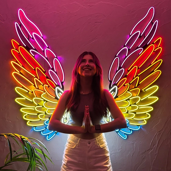 Neon Wings Colorful