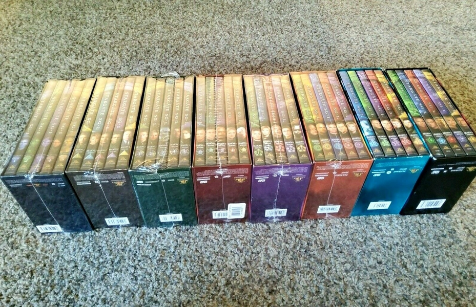Stargate SG-1 DVD Set, Seasons 1-8, Most are NEW and Sealed