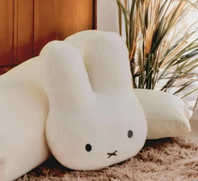 Cute Rabbit Plush Pillow | Soft Cotton Plush | Home Decor & Gift Idea