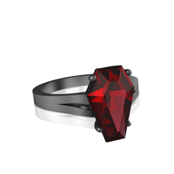 ‘Autumn’ Coffin Cut Ring