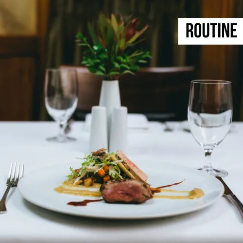 M'offrir un repas au restaurant