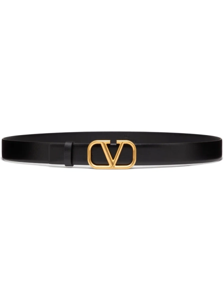 VLogo Signature leather belt
