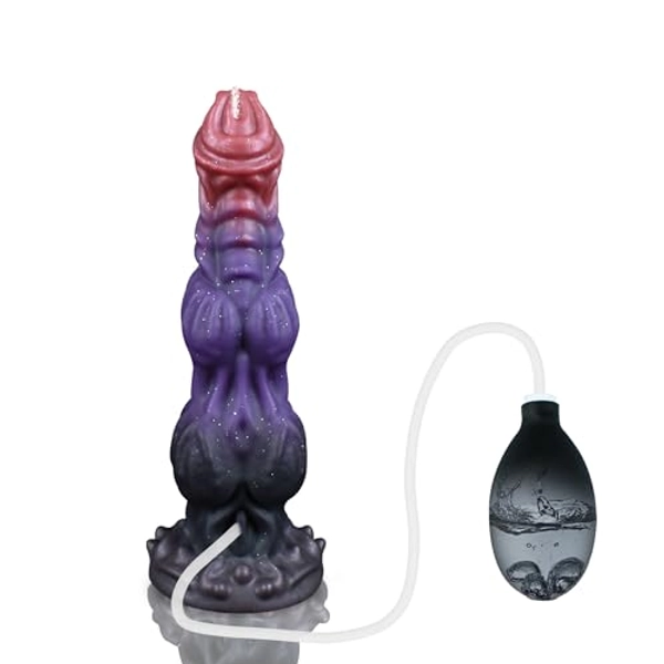 7.87" Alien Dildo Monster Animal Dildo Fantasy Wolf Dildo with Strong Suction Cup, Fat Dildo Strap on Compatible Women Sex Toys for G Spot & P Spot Stimulation, Adult Sex Toys for Women Men