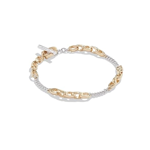 Coach Women's Signature Mixed Chain Bracelet
