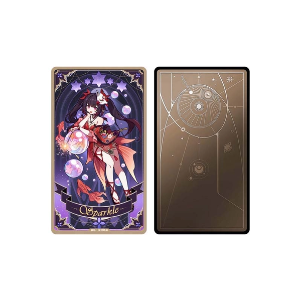 HSR Holographic Tarot Card Honkai Star Rail Acrylic Collectibles - Sparkle