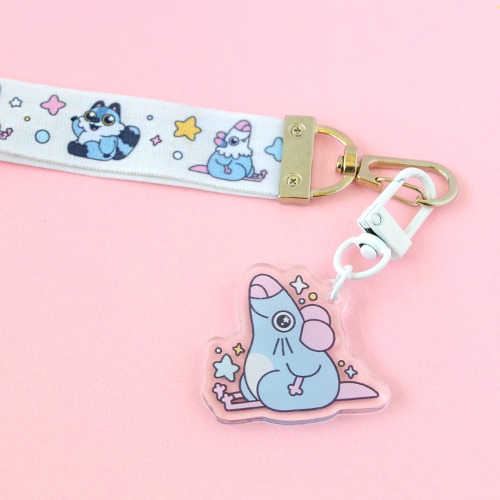 Trash Pals Wristlet Lanyards - Rat Pal - B Grade