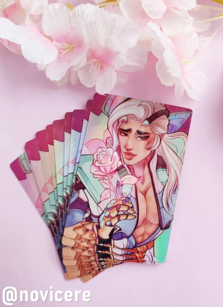 Overwatch Lifeweaver Holo Print Collector's Card with UV Print + Foil Stamping