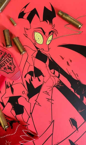 Helluva Boss Striker A4 Art Print 'Splint'