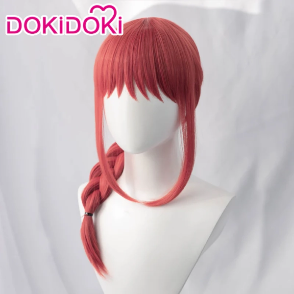 【Ready For Ship】DokiDoki  Manga Anime Cosplay Wig Long Red Halloween