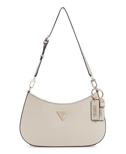 GUESS Damen Noelle Top Zip Shoulder Bag - Taupe