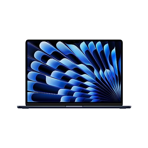 Apple 2023 MacBook Air Laptop mit M2 Chip: 15,3" Liquid Retina Display, 8GB RAM, 256 GB SSD Speicher, beleuchtete Tastatur, 1080p FaceTime HD Kamera. Funktioniert mit iPhone/iPad, Mitternachtsblau - 256 GB - 8 GB - Mitternachtsblau