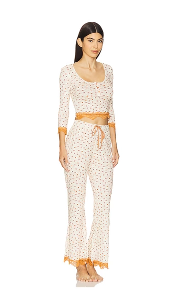 x Intimately FP Stolen Dance Sleep Set In Cream Combo