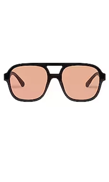 AIRE Whirlpool Sunglasses in Black & Tan Tint from Revolve.com