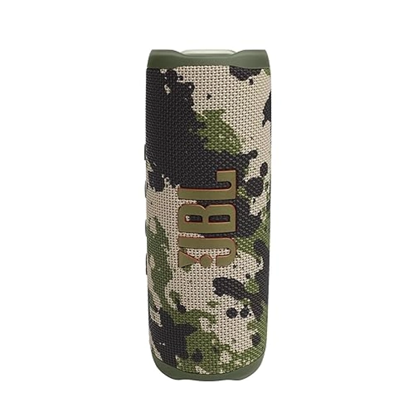 JBL Flip 6 – Enceinte Bluetooth portable et étanche à l'eau et à la poussière - Haut-parleur haute fréquence pour des basses profondes - 12 heures d'autonomie - Camouflage