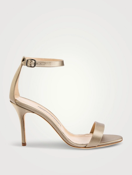 MANOLO BLAHNIK Chaos Satin Sandals