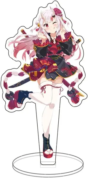 CXYLFXZQ Hololive Acrylic Stand Figure Anime Character Collectible Model Statue Toys Desktop Ornament Display Standing Figures 6 Inch ( Color : Nakiri Ayame )