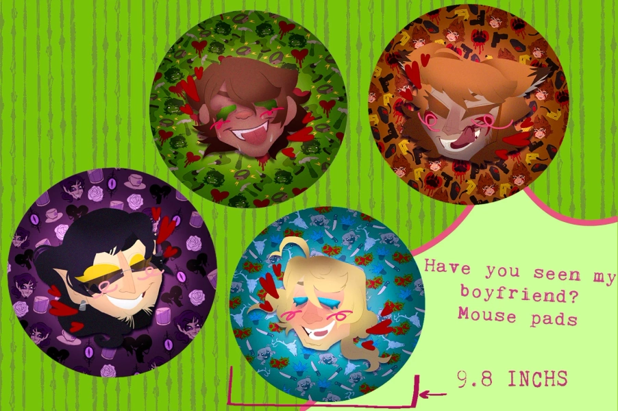 Have you seen my boyfriend! mouse pad