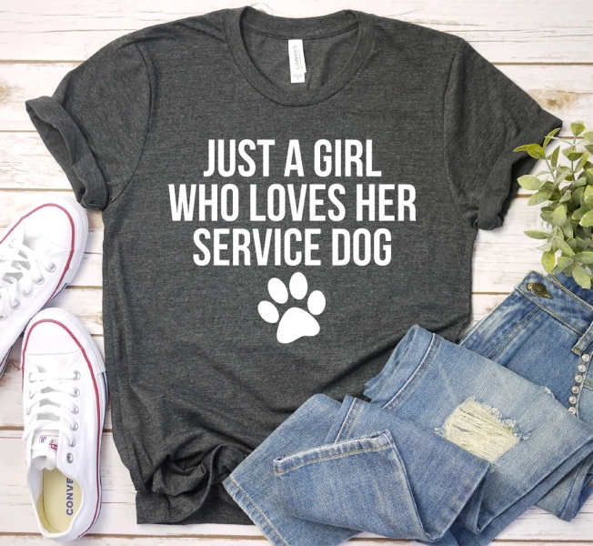 (Athletic Heather) Service Dog Shirt Service Dog Owner Shirt, Working Dog, Service Dog Trainer, Service Guide Dog Gift, Premium Men Woman Unisex Shirt - Etsy UK