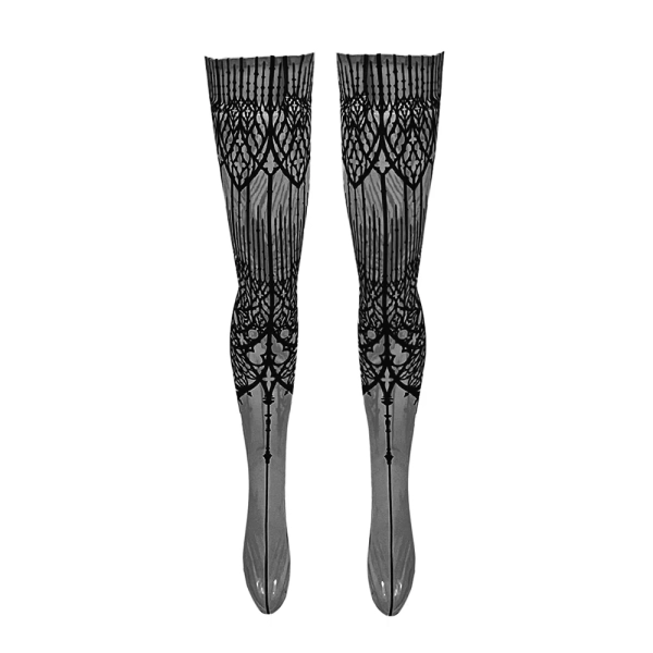 RTO - CATHEDRAL STOCKINGS BLACK | L - 46/48 cm