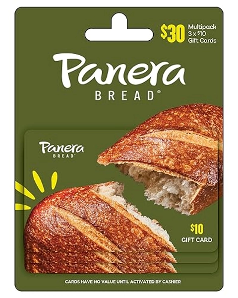 Panera Multipack of 3 - $10 Gift Cards