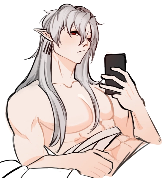 Colored Sketch Skeb by ﾟ☾ Sky Boni  ☁︎⋆ (@skyboni)