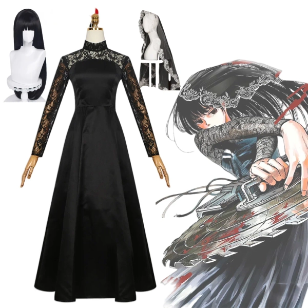 Anime SAKAMOTO DAYS Ms. Osaragi Cosplay Okura Costume Wig Dresses - AliExpress 200000532