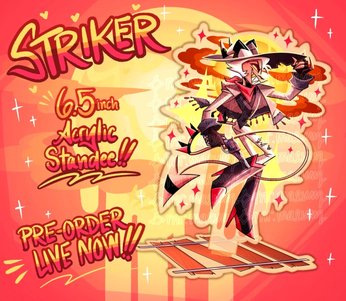 PREORDER | Helluva Boss Striker Acrylic Standee