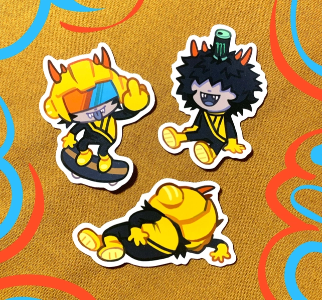 Mituna Captor sticker set | Homestuck