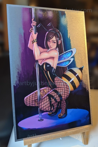 Metal Art Print - Bee Tifa - **See description for details**