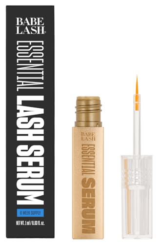 Babe Original Eyelash Serum - Fuller & Longer Looking Eyelashes, Advanced Lash Enhancing Treatment for Natural Lashes, Extensions & Eyebrows, Vegan & Cruelty-Free - 1 mL, Starter Supply