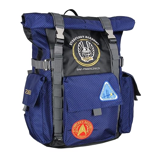 INTIMO Star Trek Starfleet Academy Roll Top Hiking Gym Laptop School Travel Backpack