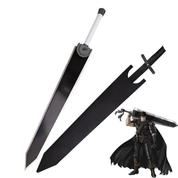 Yongho Sword Berserk Guts Weapon Dragon Slayer Sword Greatsword Game Anime Cartoon Katana Cosplay Replica Stainless Steel