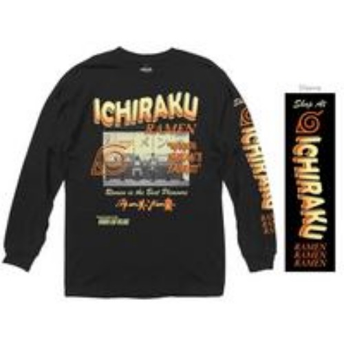 Naruto Shippuden Ichiraku Ramen AD Long Sleeve T-Shirt