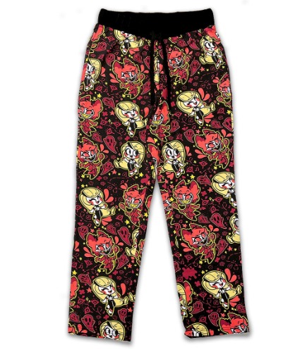 Charlie + Alastor Pattern Loungewear Pants | Unisex Medium