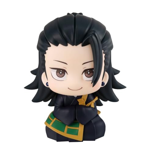 YLEAFUN Anime Fushiguro Toji Geto Suguru Look Up Figure 3.93inch Cute Q Version Collectibles Action Figure Model Statue Home Car Decoration - Suguru Geto - 10cm