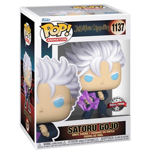 Funko Pop! Animation: Jujutsu Kaisen - Satoru Gojo (Hollow PU) (Special Edition) #1137 Vinyl Figure - Taille unique - Purple.
